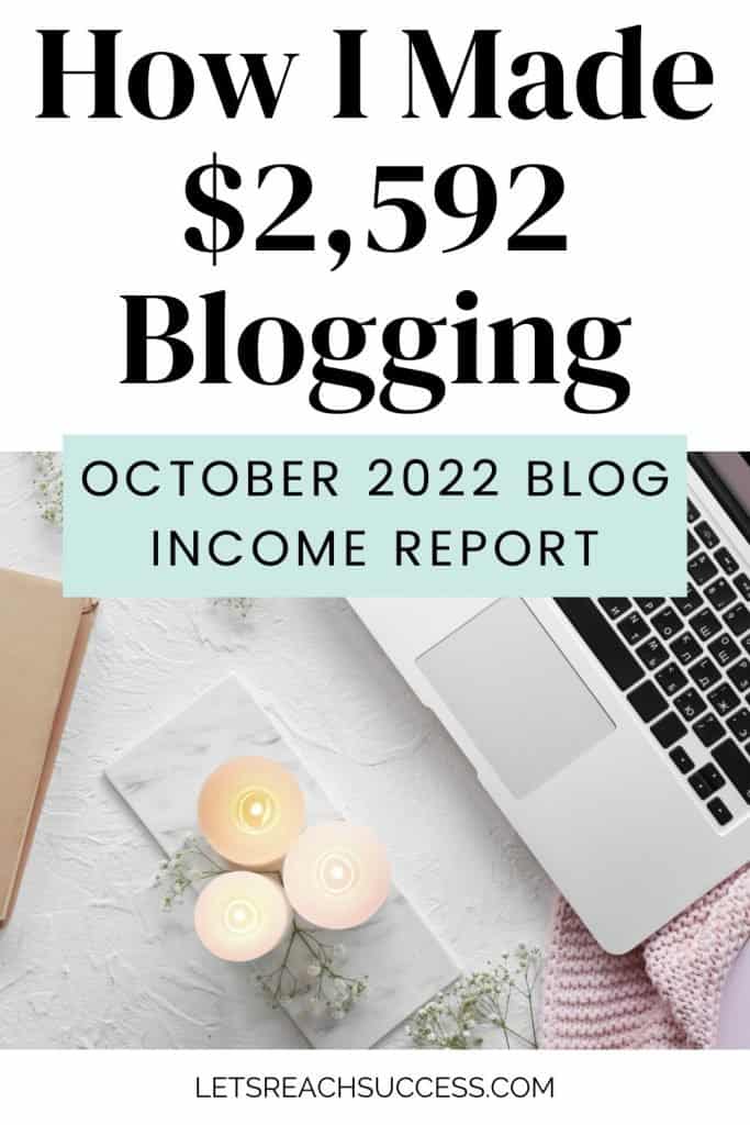 Learn how I made $2,592 from my blogging business last month while working from home, and why that was considered a low income month.